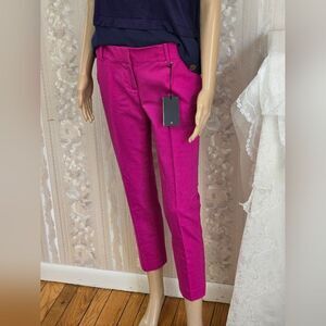 Ann Taylor Fuchsia Crop Pants NWT